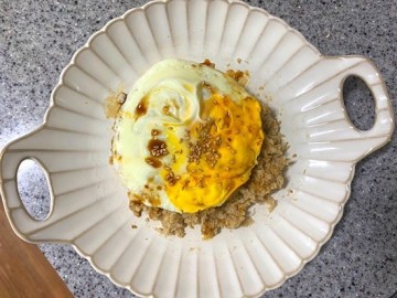 오트밀 간장계란밥 전자레인지 계란후라이 만들기 다이어트 계란 요리 레시피
