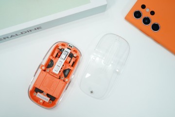 예쁜 사무용 무선 마우스 추천 FMOUSE 시선강탈 투명 디자인