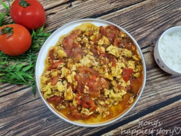 여름 제철 요리 토마토 달걀볶음 백종원 토마토계란볶음 만들기