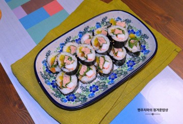 참치김밥 김밥 맛있게싸는법 참치마요 김밥 만들기 레시피 캔참치요리