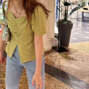 피이이피(PEEP) 여름블라우스, Heart slit blouse :: 티셔츠인듯 블라우스인듯 내돈내산 후기