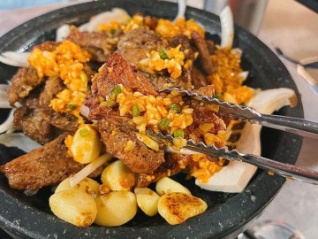 영등포 돼지갈비 맛집 마늘 듬뿍 문래동 고기집 월화갈비