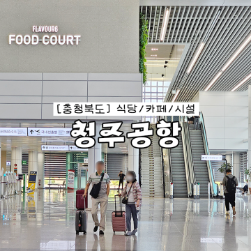 대전에서 청주공항 가는 방법 청주국제공항 식당 카페 시설 안내