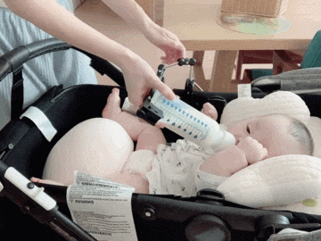 젖병지지대 직접 만들어 유모차에서 자동수유 하는 방법(ft.신생아 역류방지셀프수유쿠션)