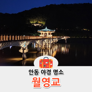안동 야경 명소 월영교 분수 문보트 주차 정보