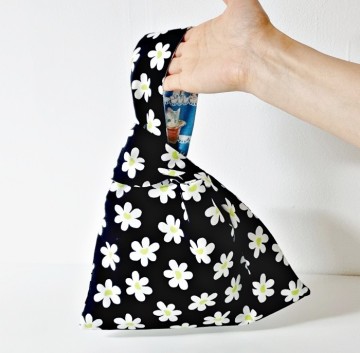 DIY 취미생활추천 재봉틀배우기 미니 에코백만들기 양면 매듭가방