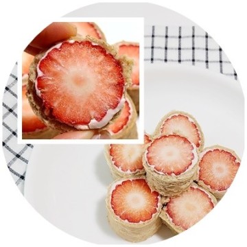 딸기샌드위치 만들기 식빵롤 딸기롤 크림치즈요리 레시피 명암