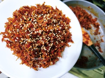 백종원 밑반찬 새우지리 잔멸치고추장볶음 주먹밥재료 만드는법