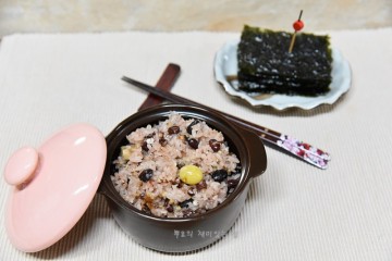정월대보름 음식 오곡밥 만드는법 압력밥솥 찰밥 만들기