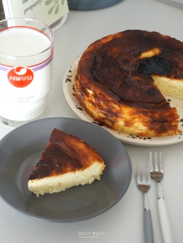 홈베이킹 : 바스크 치즈케이크 만들기 초간단 베이킹! +바닐라빈