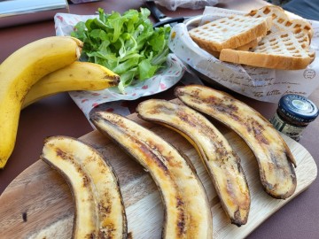 바나나 뷔렐레~ 간편한 캠핑 요리 / 아이들이 좋아하는 간식 / 색다른 요리 / 토치 불쇼 / 캠핑추천메뉴