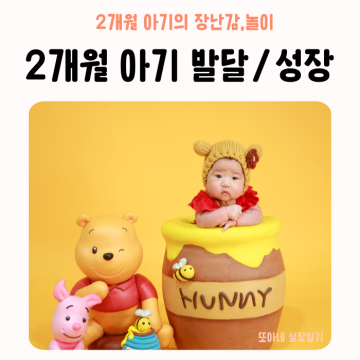 생후 2개월 아기 발달 성장 장난감 놀이 터미타임