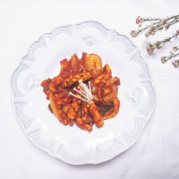 오징어볶음 레시피 냉동 오징어 볶음 덮밥 요리 물안생기는 오징어 양념 만드는법 (저탄수화물 다이어트 레시피)