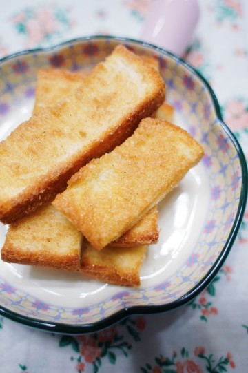 에어프라이어 식빵굽기 식빵 요리 간단한 간식 식빵러스크 만들기