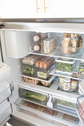주방 냉장고 정리 수납 수납용기 활용한 냉동고 냉동실 정리 방법