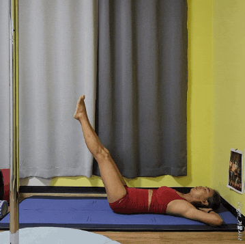 허리통증완화운동(방법/자세),누워서하는 장요근 스트레칭