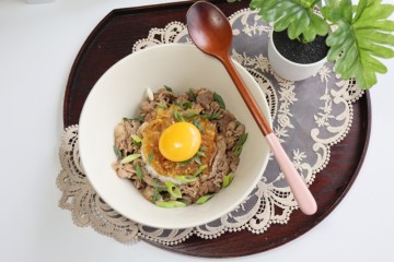 우삼겹덮밥 일본식 규동 만들기 간단한 한그릇요리덮밥 레시피