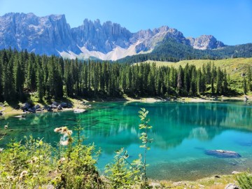 이탈리아 렌터카 여행, 돌로미티 카레짜 호수, 여기 뭐야 진짜 너무 멋있잖아...! Lago di Carezza
