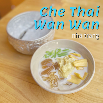 베트남 나트랑 카페 디저트 망고빙수 che thai wan wan