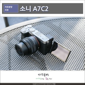 겨울여행 아이템 추천 소니 A7C2 풀프레임 미러리스 입문용 브이로그 카메라