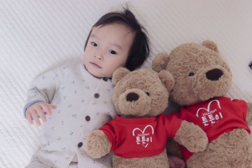아기 애착인형 옷 젤리캣 베어 곰 태명 티셔츠