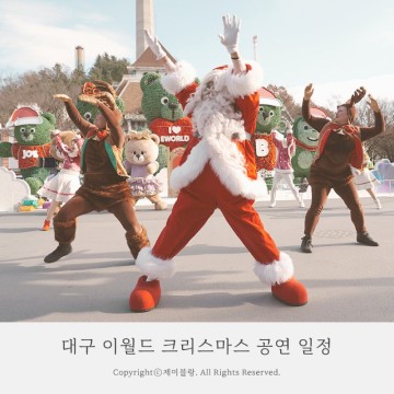 대구 이월드 크리스마스 공연 일정 매직위크 야간개장 후기