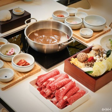 분당 샤브샤브 맛집 미면정 서현, 담백하게 즐기는 소고기 버섯 샤브샤브 건강밥상!