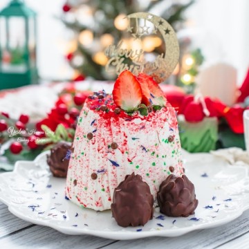 딸기케이크 딸기솔방울 크리스마스 생크림 케이크 만들기