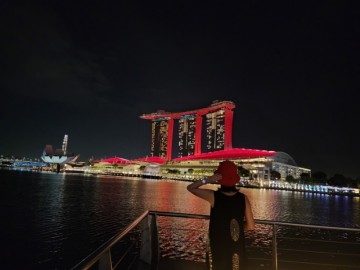 싱가포르 자유 여행 코스 싱가폴 스카이트리 야경 조명쇼 무료로 보기 사태거리