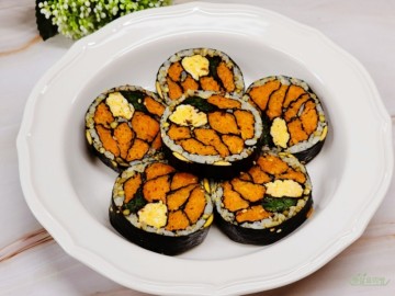 꽃 당근 김밥 만들기 다이어트 김밥 맛있게 싸는 법 계란 김밥 남편 당뇨 예쁜 도시락 싸기