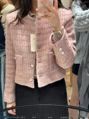 틸아이다이 트위드 핑크 자켓 코디 29cm 매장 봄 패션 마스터!