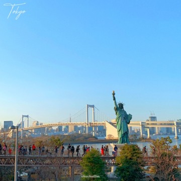 도쿄 가볼만한곳 오다이바 자유의여신상 건담 레인보우브릿지 야경