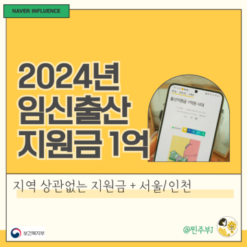 2024년 임신 출산 지원금 1억 임산부 혜택 : 서울 인천 어디일까?