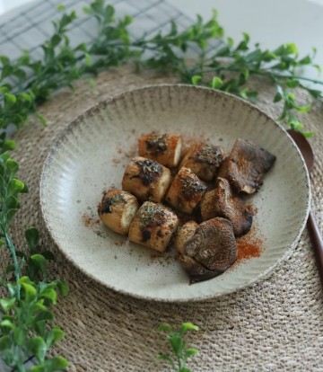 새송이버섯 구이 만드는 법 에어프라이어 다이어트 버섯버터구이