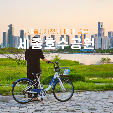 세종호수공원 자전거 피크닉 텐트 대전 근교 아이와 가볼만한곳