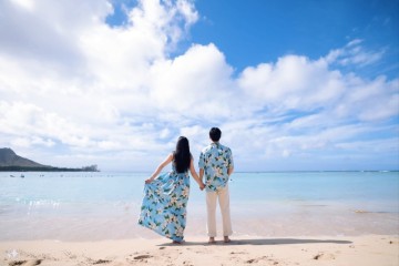 하와이 신혼여행 스냅 사진 후기 & 하와이안 셔츠 바캉스룩 커플룩 코디 Tip