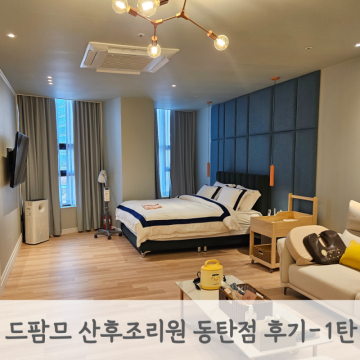 동탄 JS 산후조리원 동탄점 후기 1탄 룸 컨디션, 식사 & 간식 (구.드팜므)
