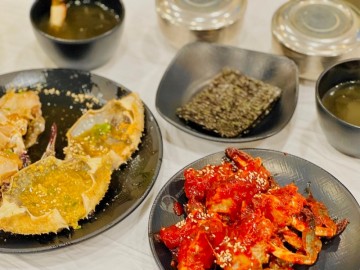 부산 광안리 해수욕장 한식 맛집 명현만 간장 게장 무한리필 밥집