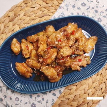 집에서 중국 깐풍기 소스 만드는 법 닭튀김 전분가루 닭다리살 요리