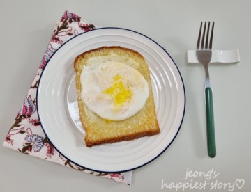 식빵 마요네즈 계란 토스트 전자레인지로 마약토스트 간식 만들기