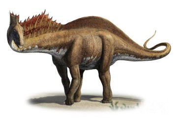 초식 공룡종류 아마르가의 도마뱀 아마르가사우루스