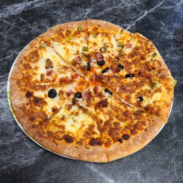 CJ 고메 콤비네이션 피자 후기, 에어프라이어 냉동피자 데우기 시간 1인 조각 피자 추천