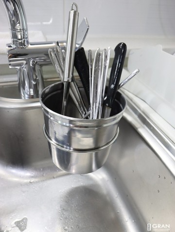 수저 숟가락 불림통 수저통 설거지통 살림템 추천