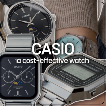 가성비 시계 브랜드 추천 카시오 CASIO 코디에 포인트 주기 쉬워요