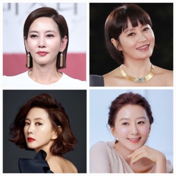 50대 40대 중년여성헤어스타일 짧은 여자 숏컷 단발 김희애 김남주 김혜수