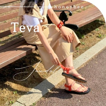 여성 샌들 테바 푹신한 스트랩 신발 여름 코디 필수 아이템