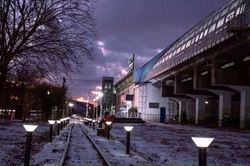 국내기차여행) 안산 고잔역 열차 카페와 수인선 협궤철도 겨울 풍경